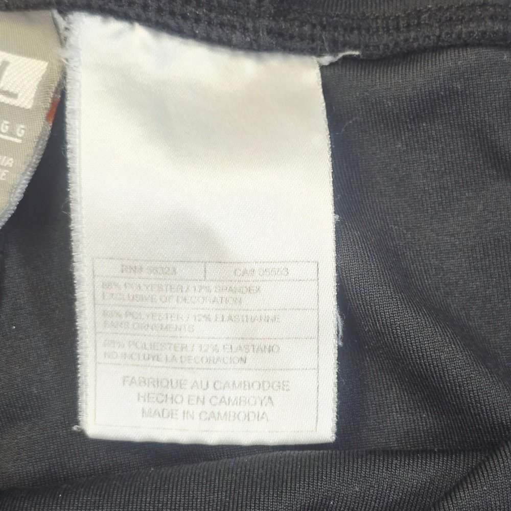 Nike Women's Size Large Bike Shorts Black Athletic Compression Activewear P20 - Picture 10 of 11